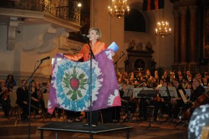 2.10.2015, Romy Seidl, Moderatorin, Opera Concert for Peace, Dom, Salzburg, © Manfred Siebinger